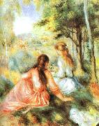 Pierre Renoir In the Meadow Sweden oil painting reproduction